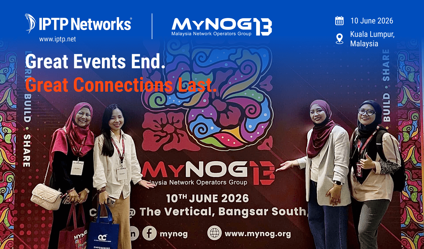IPTP Networks at MYNOG 13: Reflecting on a  Great Experience and Future Connectivity